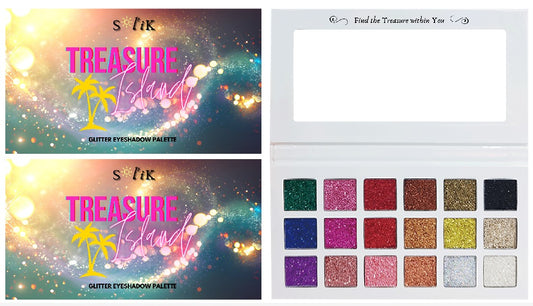 Treasure Island Glitter Eyeshadow Palette